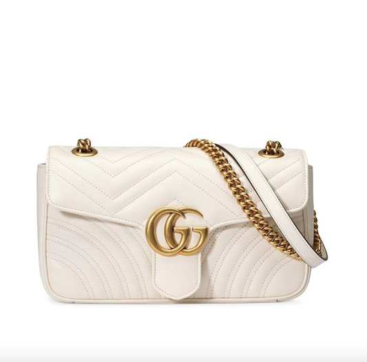 White Gucci crossbody
