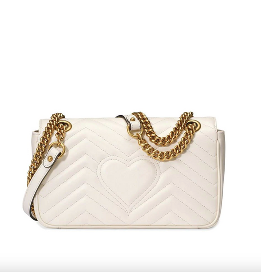 White Gucci crossbody bag