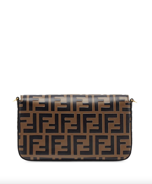 Brown Fendi chain bag 